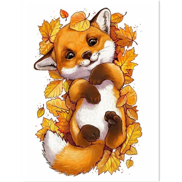 Лис рисунок