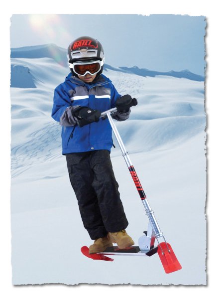 Зимний самокат нордвей