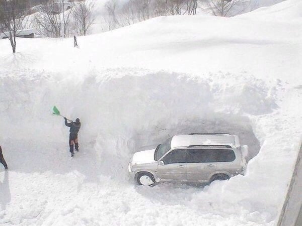 Сугробы на Камчатке