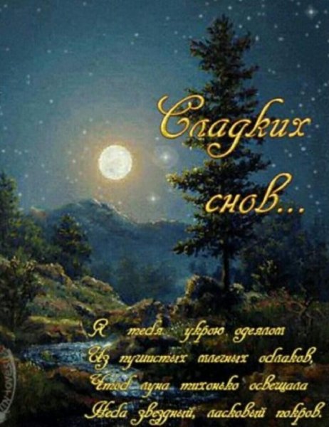 Пожелания доброй ночи