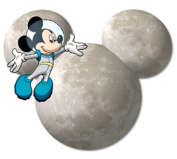 Микимаус на Луне