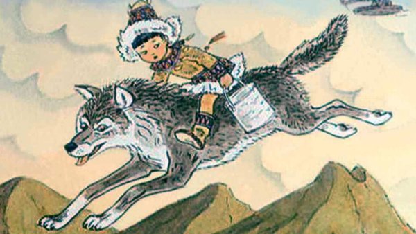 Лунная девочка Якутская сказка