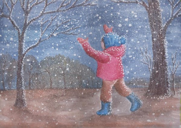 Радость первому снегу