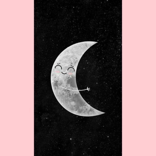 Парные обои Луна