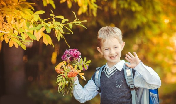 Фотосессия первоклашки