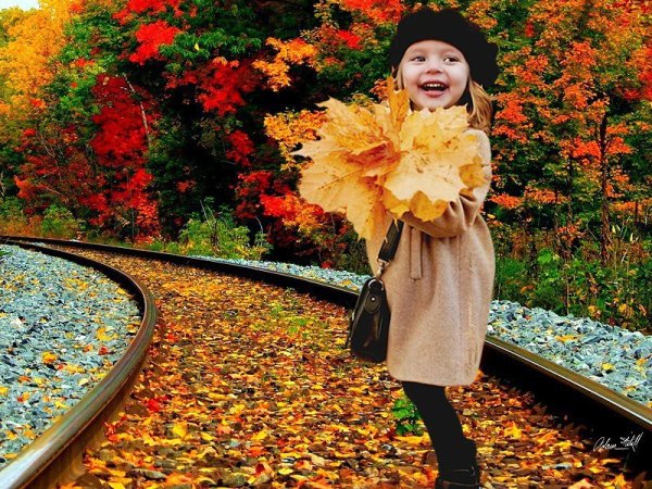 Осенние цветы для детей