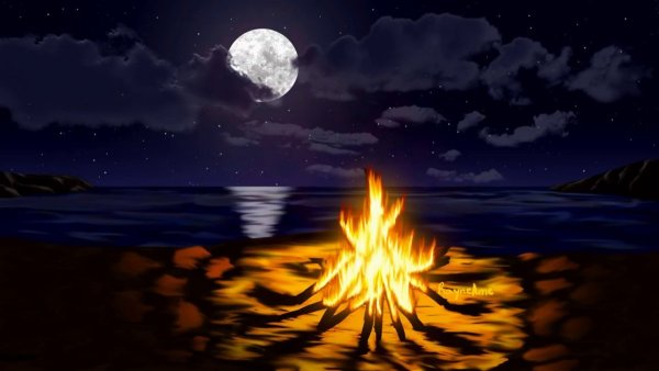 Луна в огне