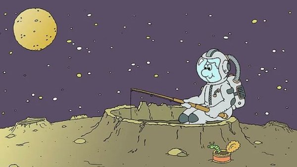 Космонавт карикатура