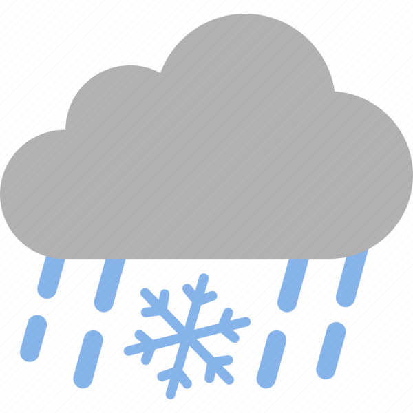 Значок снег с дождем