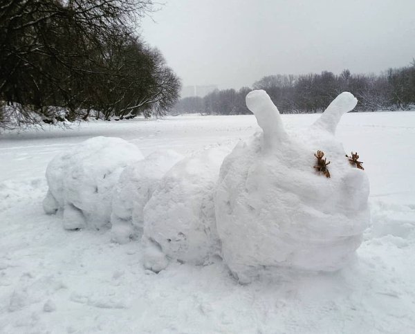 Лепка из снега