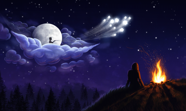 Лунный свет арт