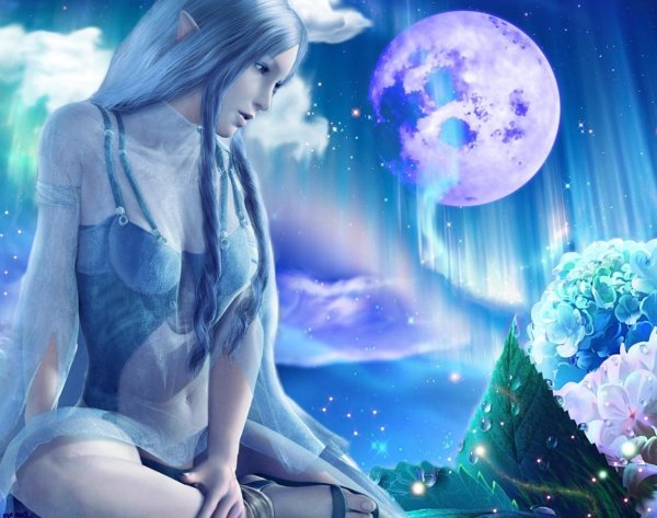 Лунный Эльф девушка