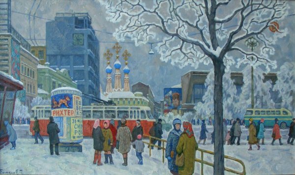 Биткин Евгений Петрович (Россия, 1932) «пригород»