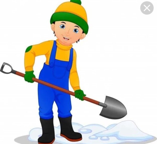 Мальчик с лопатой для детей