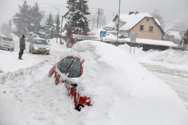 Сугробы в Сибири