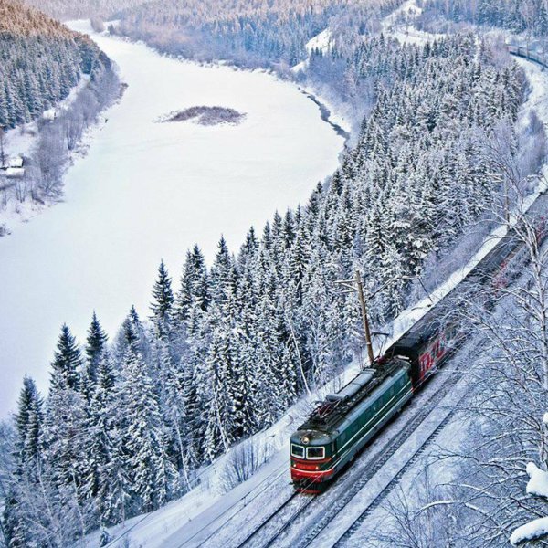 Транссибирская магистраль РЖД