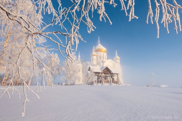 Белогорский монастырь Пермский край зима