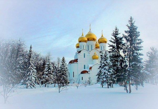 Ярославль церкви и храмы зимой