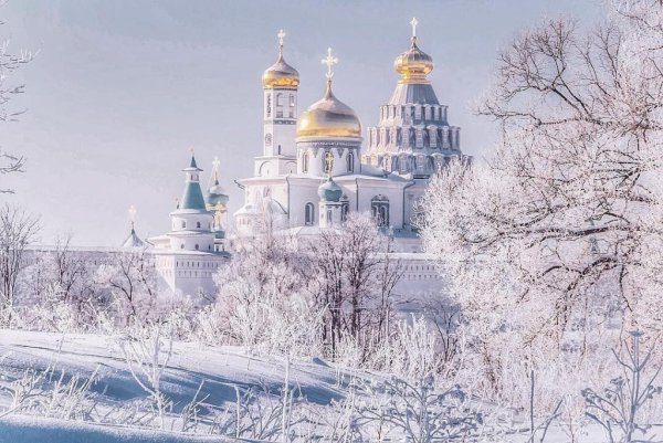 Воскресенский Новоиерусалимский монастырь зимой