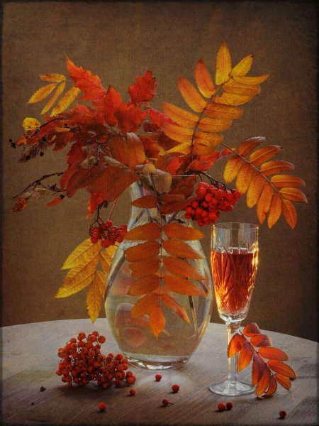 Букет осенних листьев