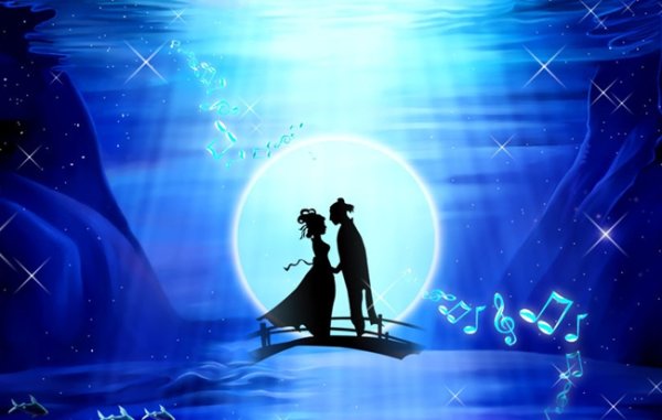 Фон лунный вальс