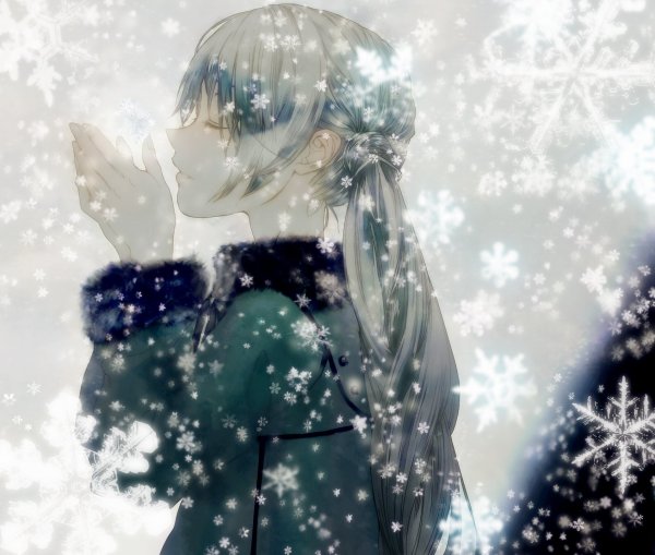Аниме под снегом
