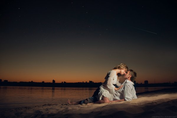 Влюбленные ночью