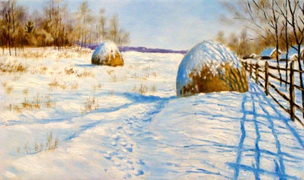 Крыжицкий стога сена