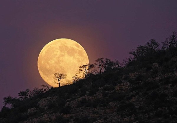 Луна на небе