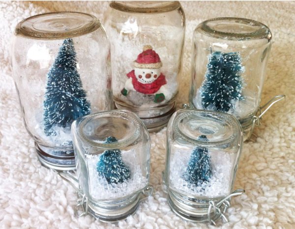 Баночка со снегом