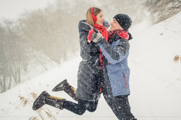 Прогулка под снегом