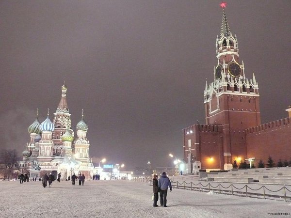 Кремль зимой