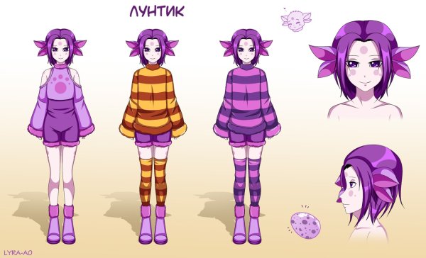 Лунтик в виде человека