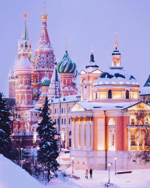 Зима в Москве