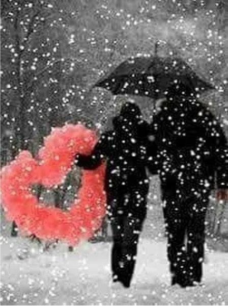 Двое под Снегопадом