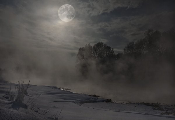 Луна в тумане