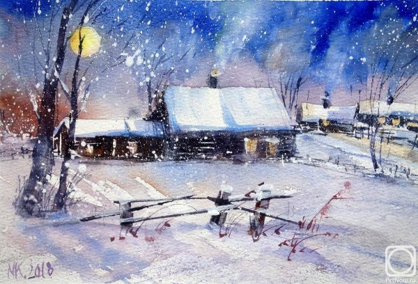 Метель. Художник Владимир Куликов