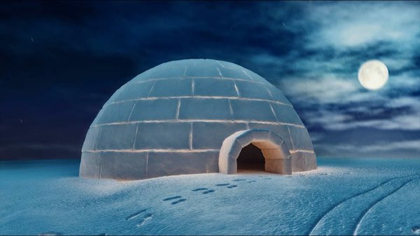 Иглу жилище эскимосов