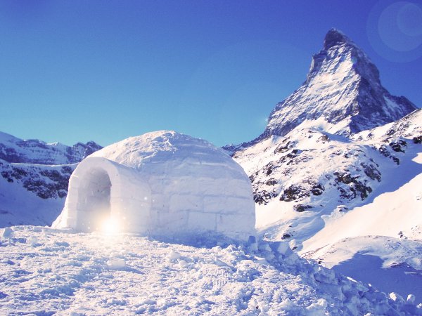 Иглу зимнее жилище эскимосов