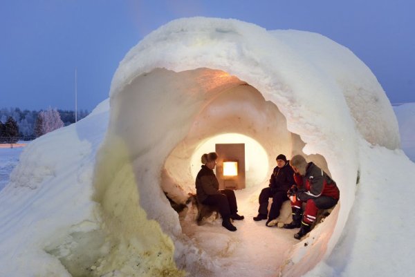 Иглу домик эскимоса