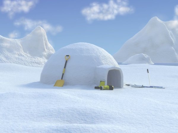 Иглу жилище эскимосов