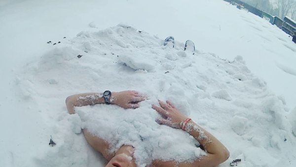 Закаливание снегом