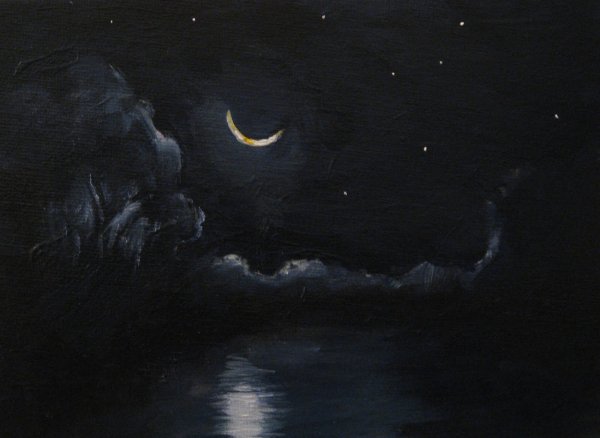 Картина ночь