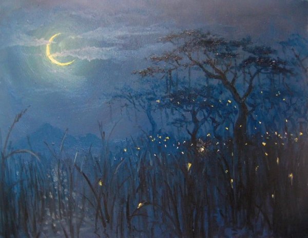 Апрель ночь живопись