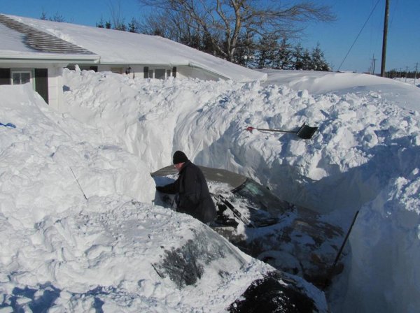 Большие сугробы