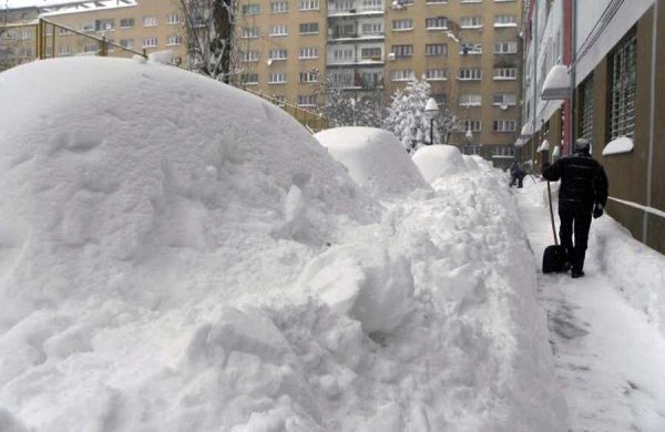 Огромные сугробы