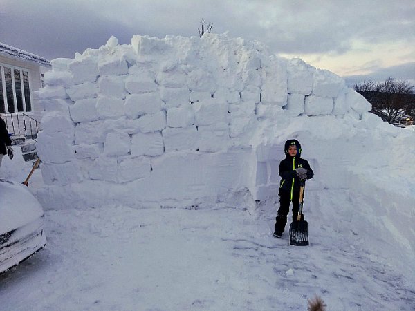 Большой снег