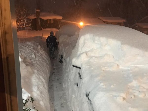 Большой снегопад