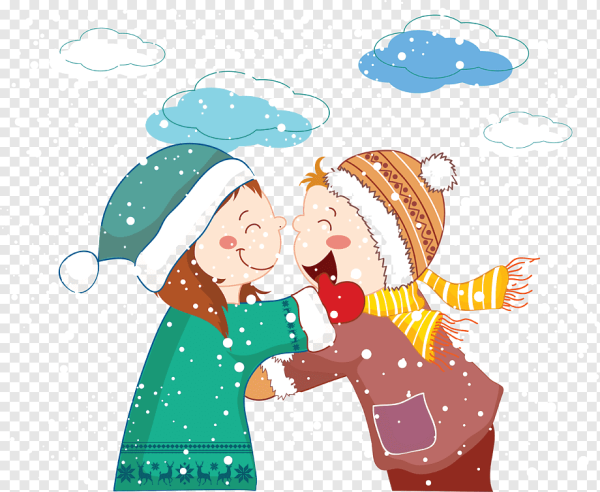 Снежки мультяшный