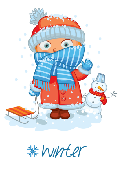Зимние персонажи